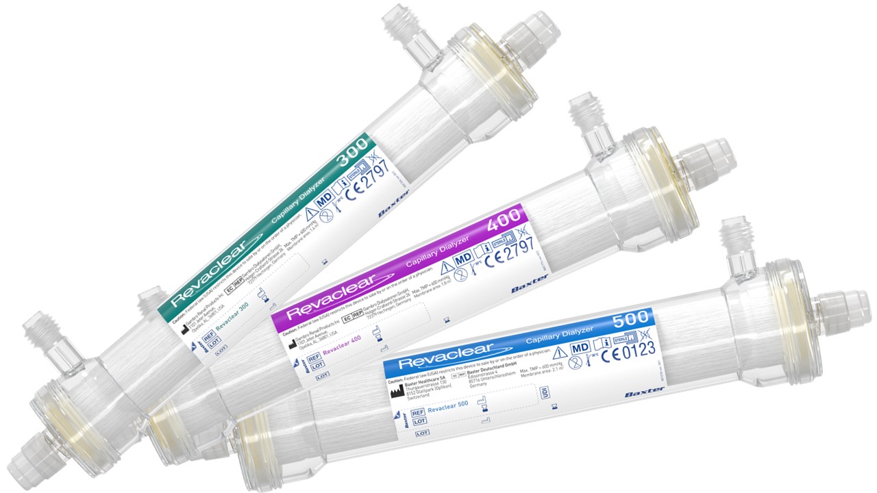 Revaclear Dialyzers - angled