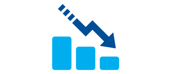 Graphic showing reduction in dropout