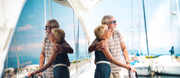 Couple on Cruise Ship