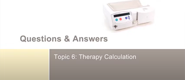 Therapy Calculation (Video)